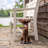 Cabin Fever Moose Garden Statue