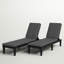 Siège inclinable à lattes inclinable de 75 po Highfill-429465604-429465605