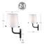Highland Creek Plug-in Armed Sconce