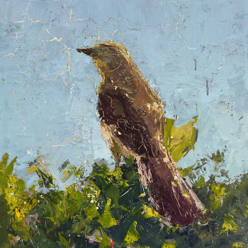 Sparrow - reproduction d'art sur toile, H 20 po x l 20 po x P 1 po, Toile tendue