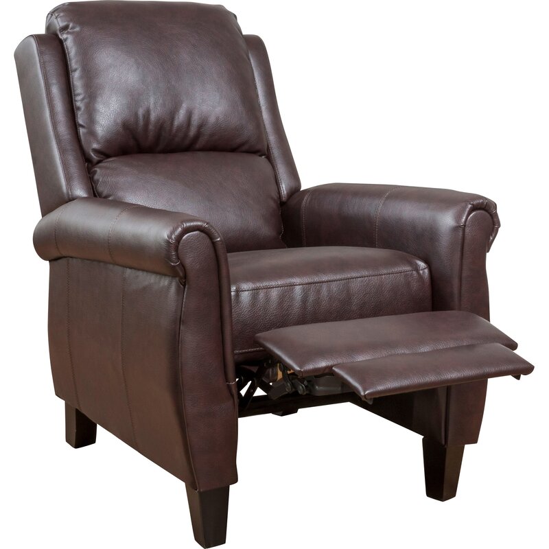 Charlton Home® Serina Faux Leather Recliner & Reviews | Wayfair