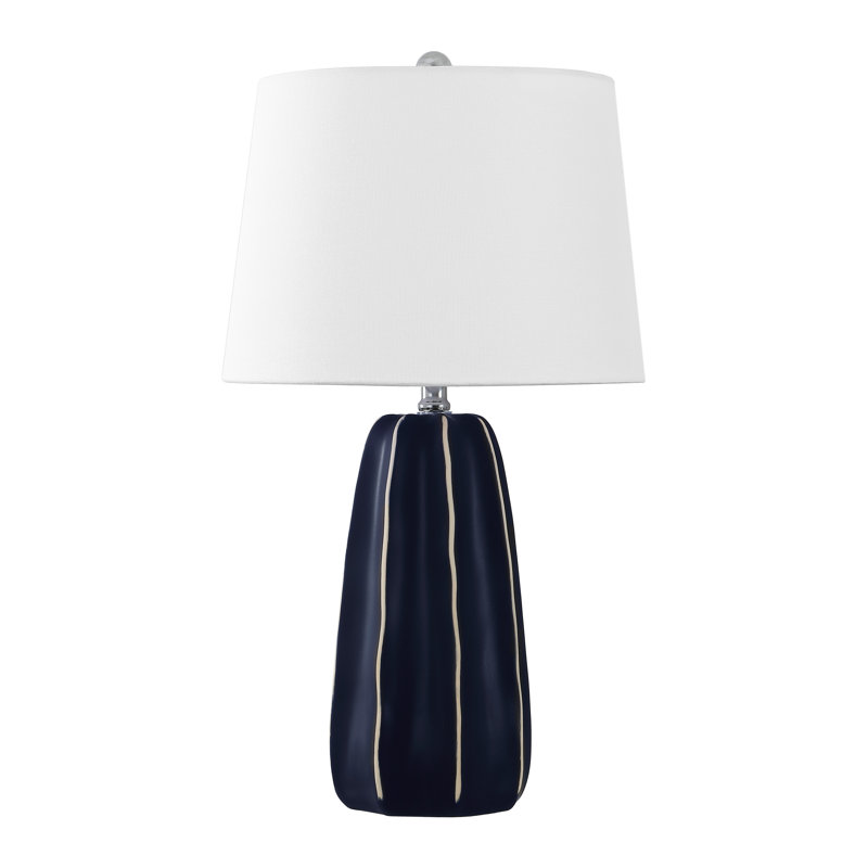 Jude Navy Blue Ceramic Table Lamp
