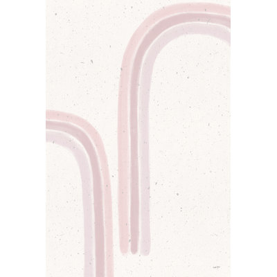 Rainbow Blush II by Leah York - Wrapped Canvas Painting