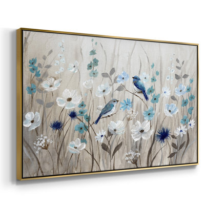 " Bluebirds in Spring " Oil Print