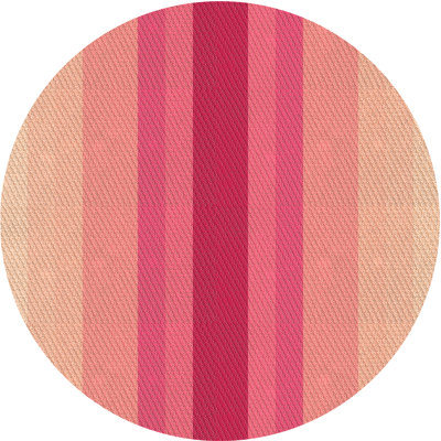 Tapis ombré en laine brun / beige / rose