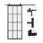 84'' Glass without Installation Hardware Kit Barn Door-103535896
