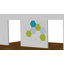 Tableau blanc magnétique mural Link Hex 18 po x 20,75 po-49687186