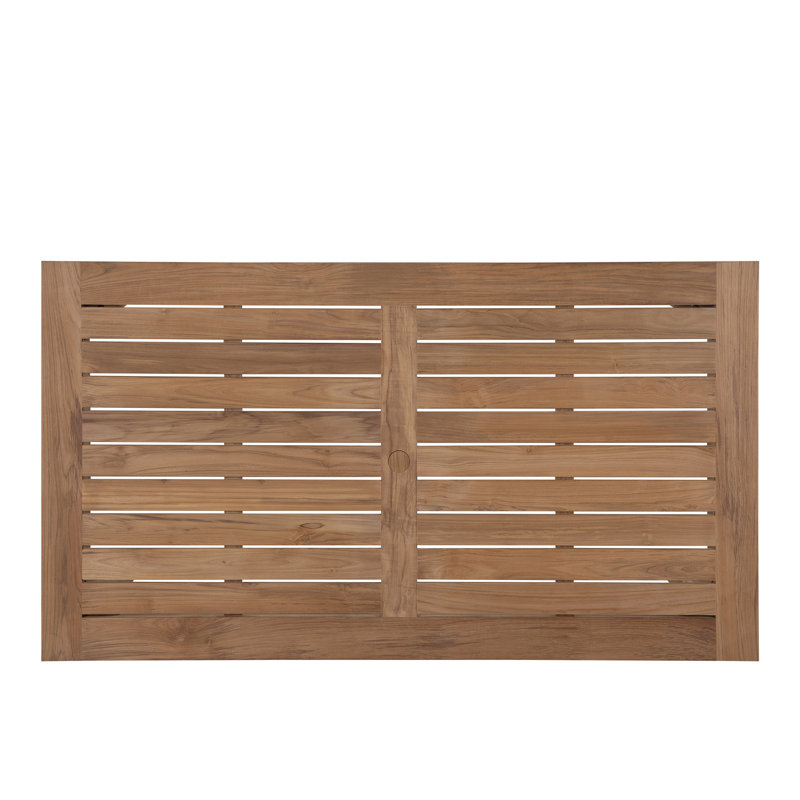 Croquet Teak Outdoor Dining Table
