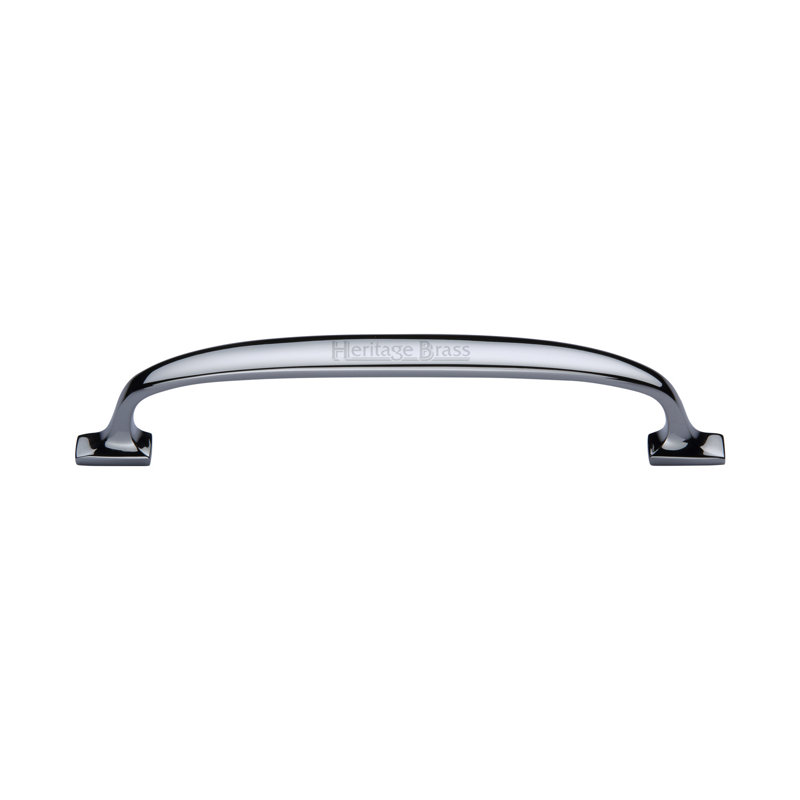 Heritage Brass Heritage Cabinet Pull Durham Design, Polished Chrome, 16cm L x 1.75cm W