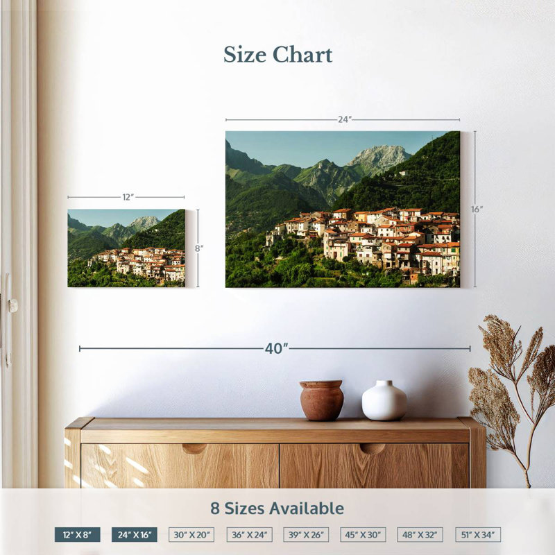 Kavia Tuscan Mountain Village, H 16 po x l 24 po