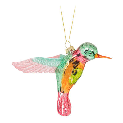 Ornement multicolore colibri