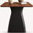 Solid Wood Dining Table with Oak Legs-1798933748