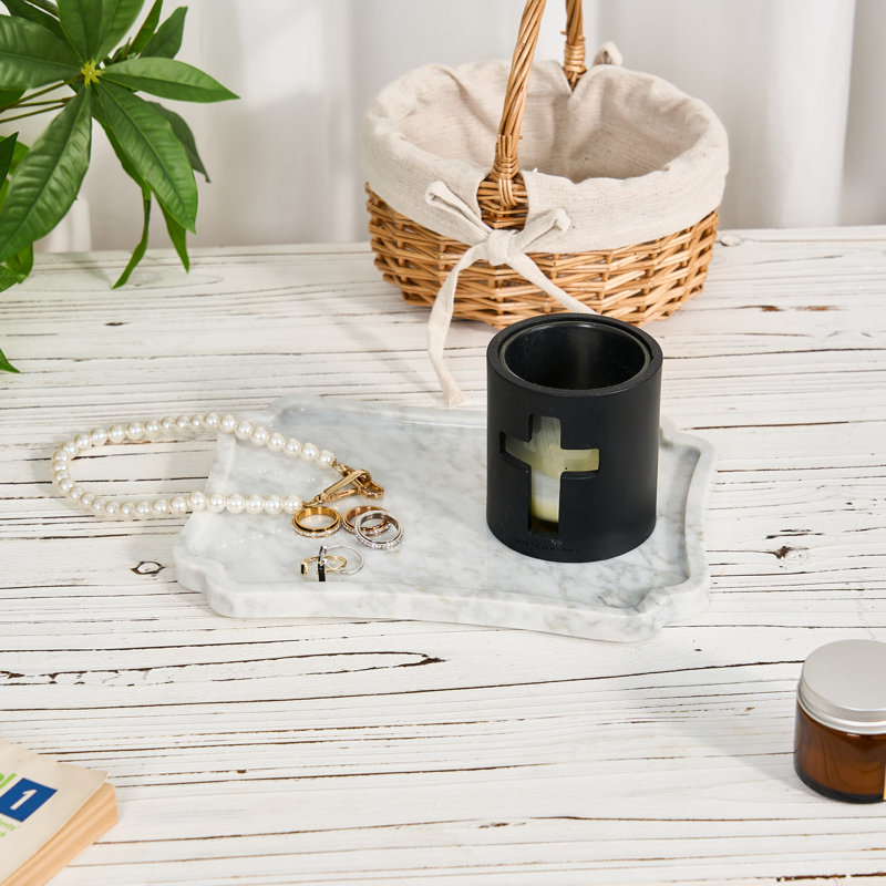 Bianco Carrara Natural Marble Tray