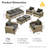 Harbin Wricker 7 - Person Outdoor Seating Group With Cushions-967812768-969256892