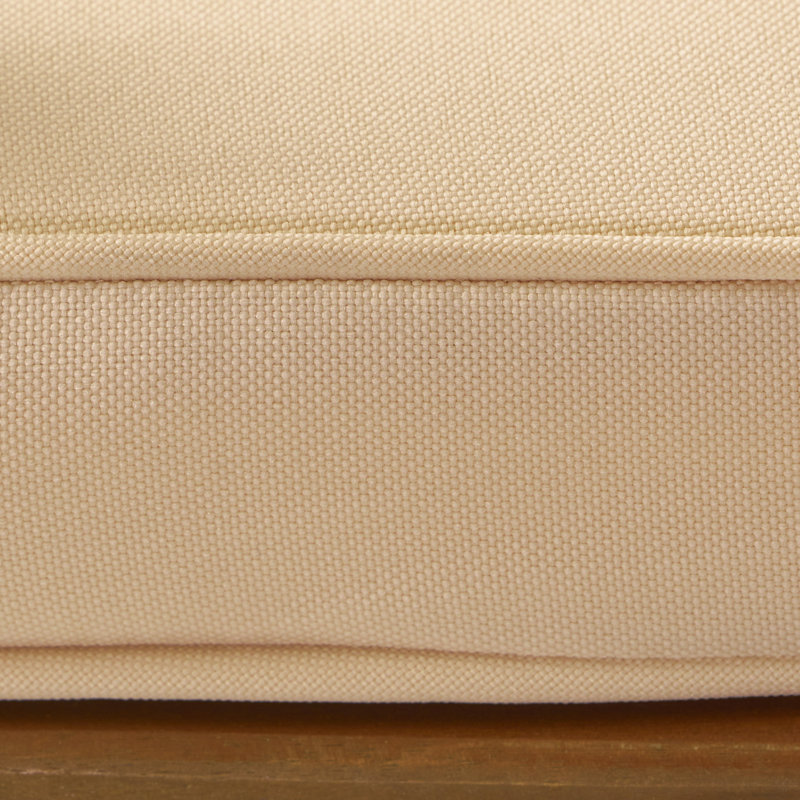 Chaise berçante en acacia avec coussin Brizio