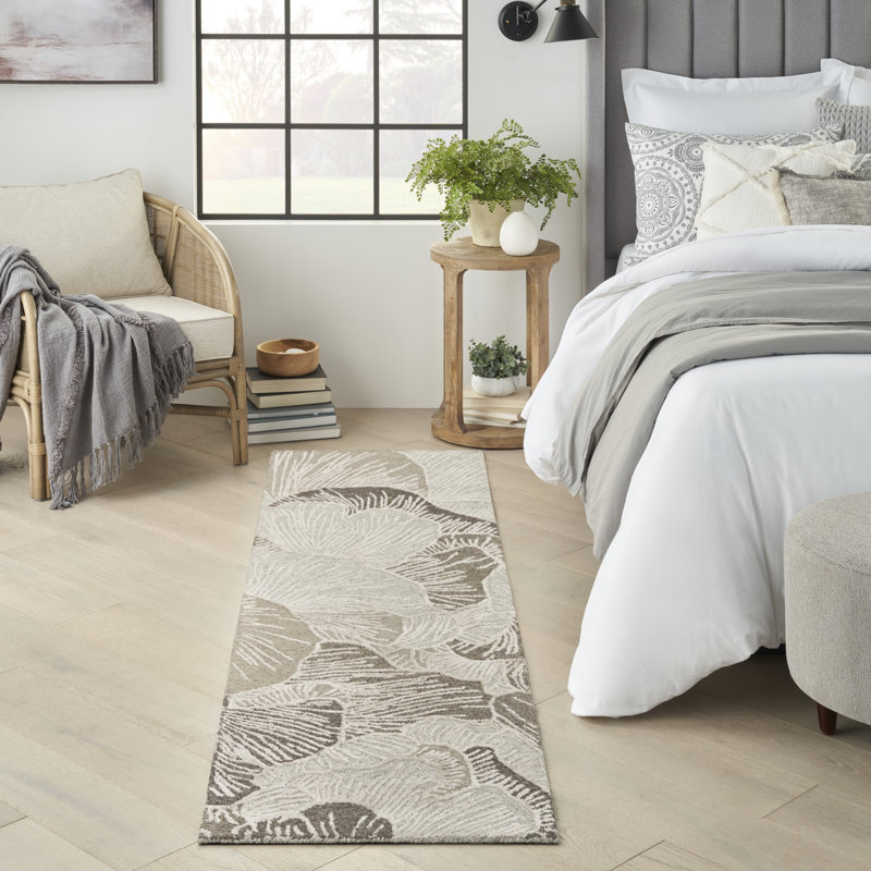 Nourison Avra Grey Modern Indoor Rug, Runner 2'3" x 7'6"