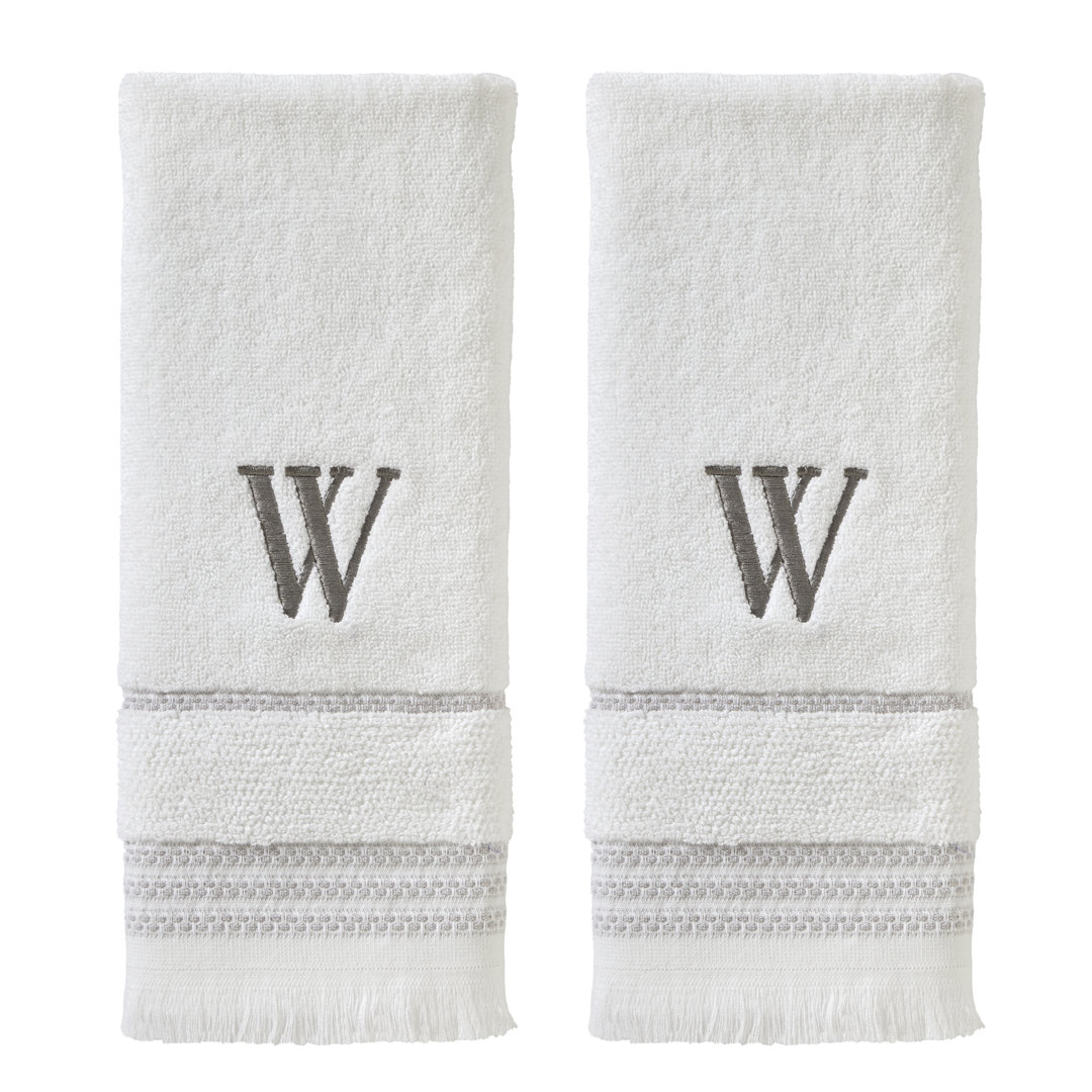 Gracie 100% Cotton Hand Towels (Set of 2) Gracie Oaks