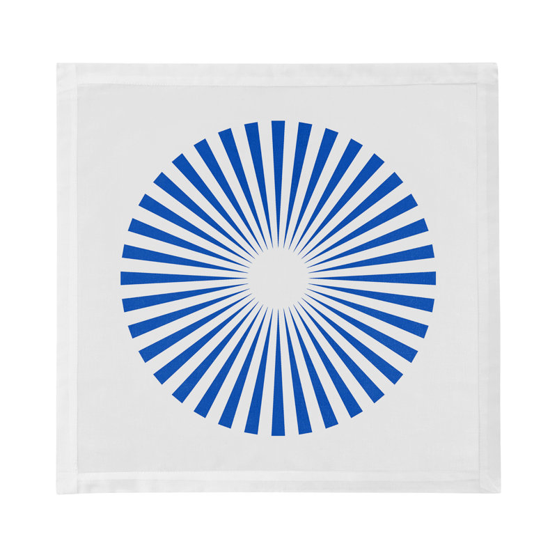 Serviettes en satin de coton Constellations Point