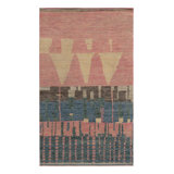 Moroccan Hand Knotted Area Rug