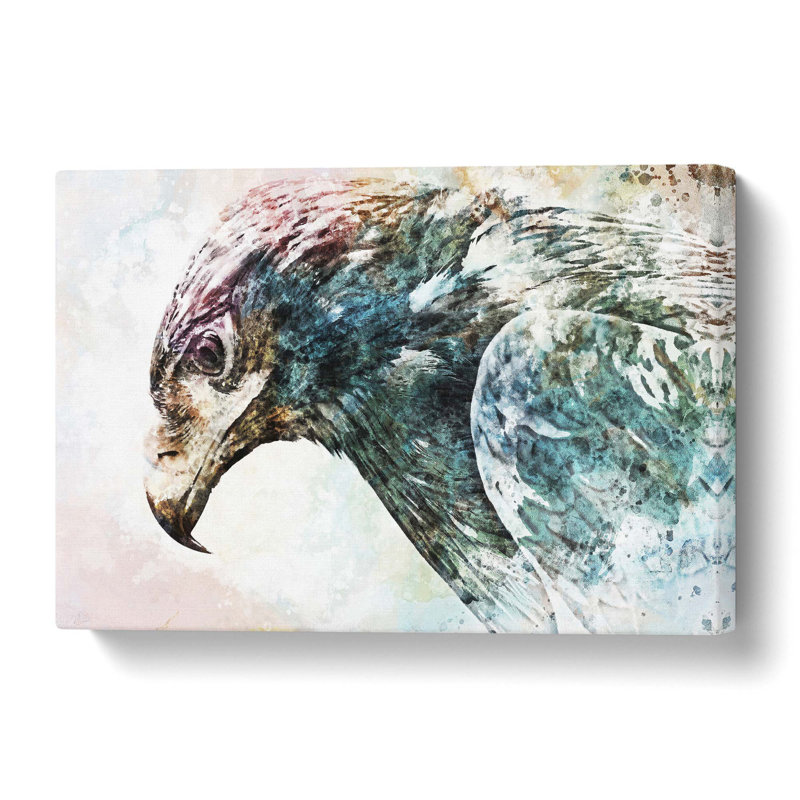 Golden Eagle Portrait - Wrapped Canvas, 35.6 cm H x 50.8 cm W