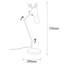 Lampe de bureau brune 20,47 po Mccracken