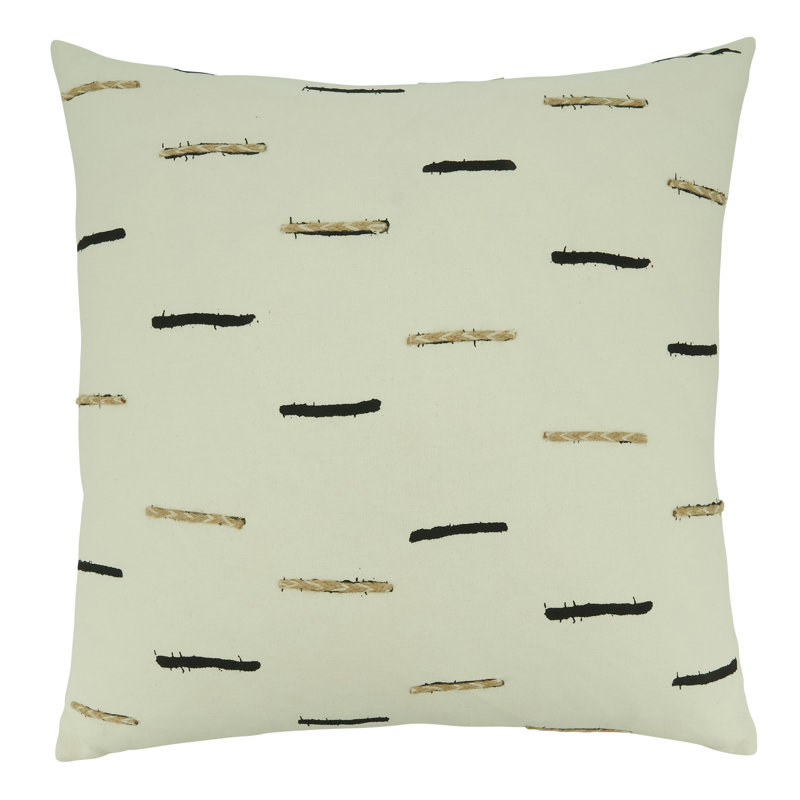 Tonga Collection Cotton Throw Pillow, Down