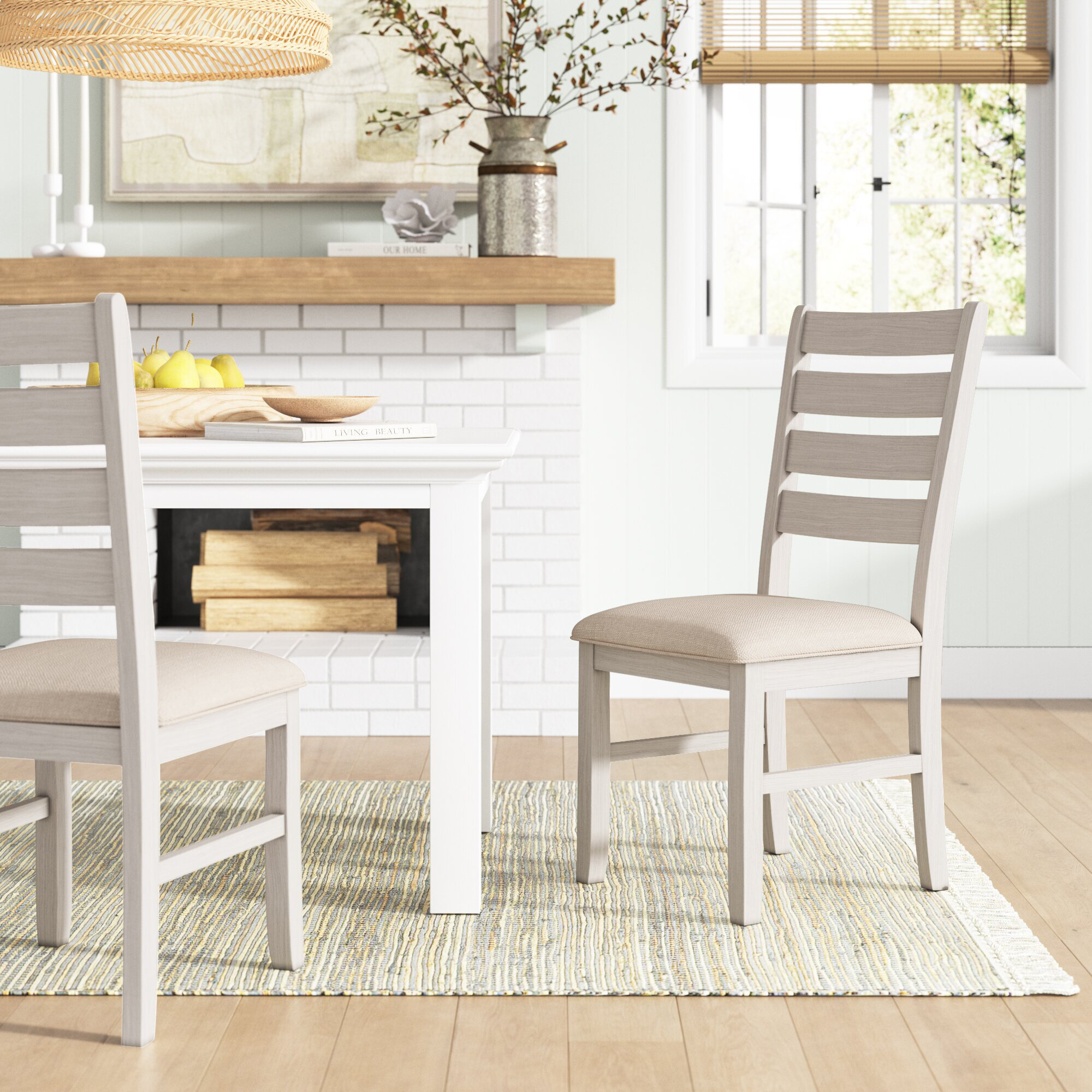 Straight Ladder Back Side Chair