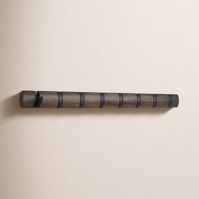 Ainikki 8-Hook Solid Wood Coat Rack