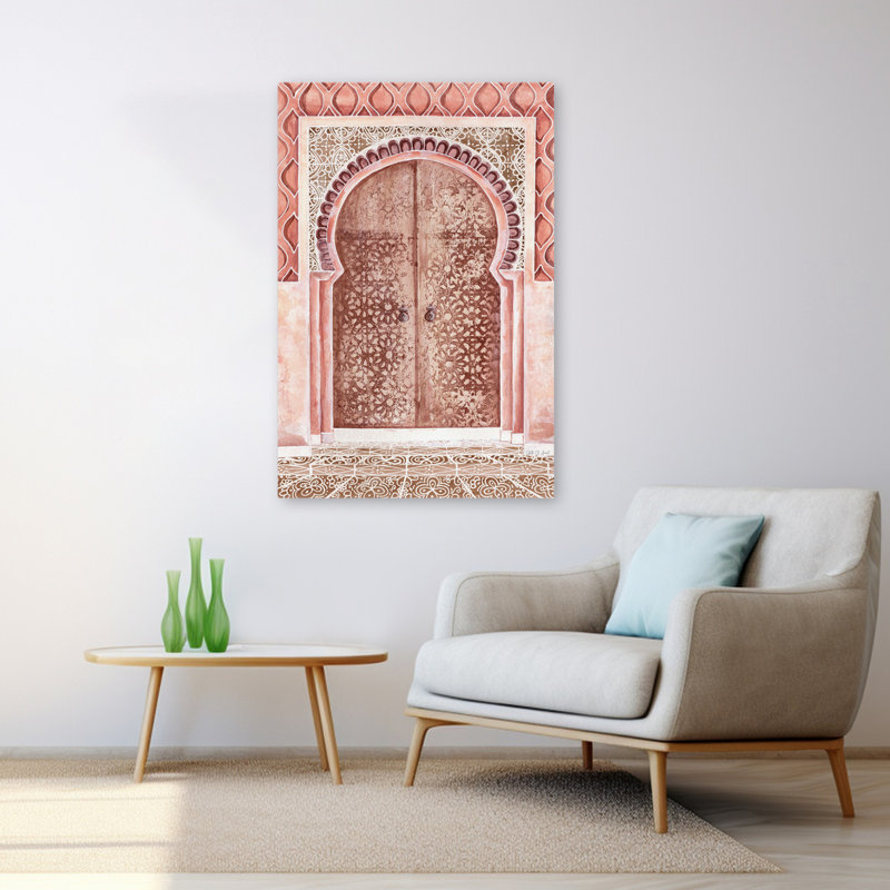 Entrée marocaine dans les rues marocaines, H 48 po x l 32 po