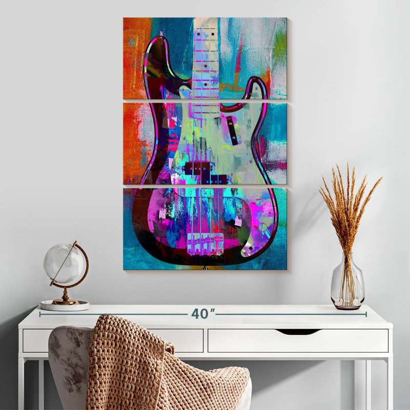 Basses de précision peintes Abarca, H 32 po x l 20 po