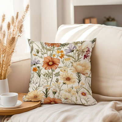  Floral Pillow Cover