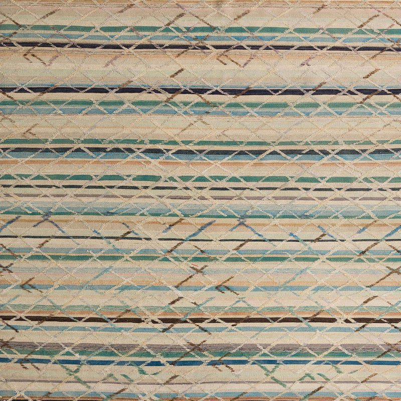 Geometric Indoor Rug, Square 3'