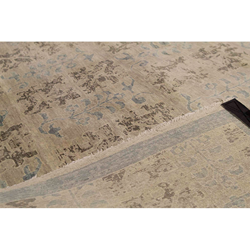 Silk Floral Area Rug