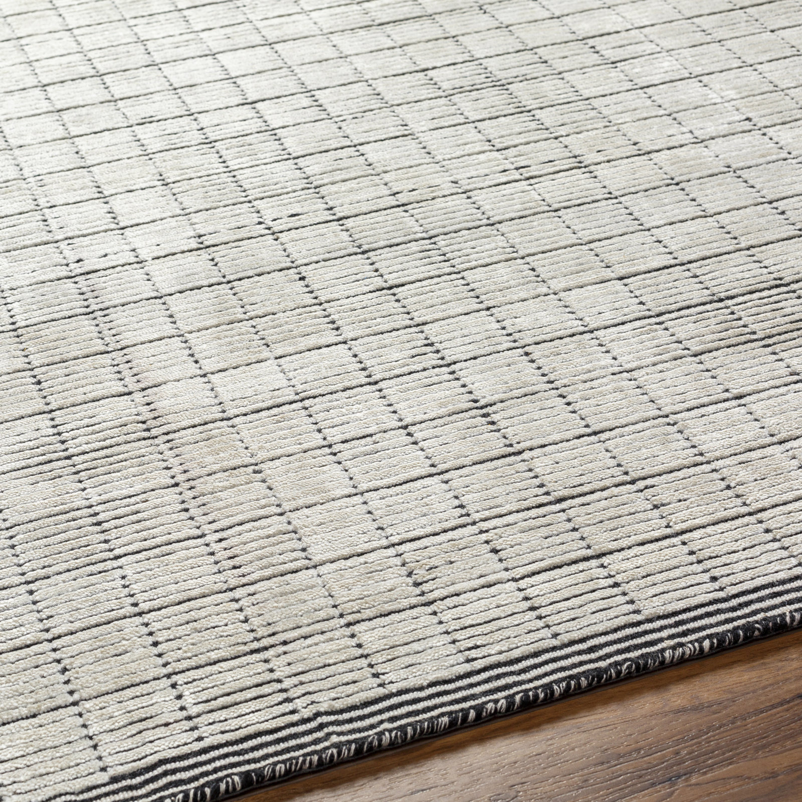 Jacey Hand-Woven Geometric Rug, Rectangle 2' x 3'