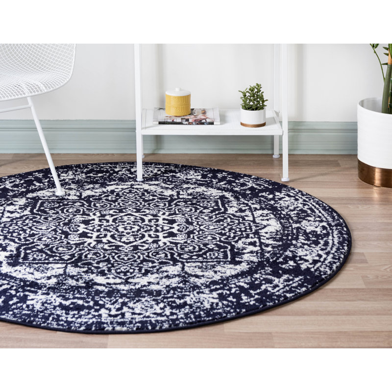 Oriental Area Rug, Round 152cm