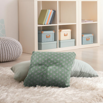 Coussin de sol zig zag classique