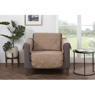 Aloisio Polyester Box Cushion Armchair Slipcover