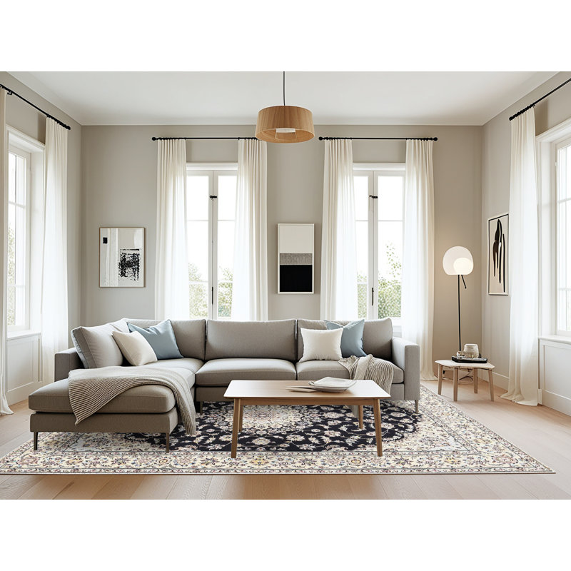 Sarah-Jayne Oriental Indoor Rug, Rectangle 8' x 12'