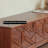 Simple coffee table paired with TV stand-104469817