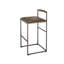 Bradbury Leather Bar Stool, Cream-588015852