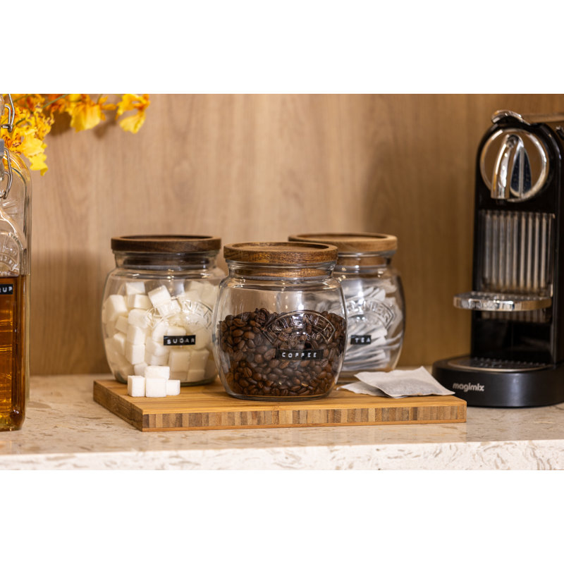 Kilner Universal 3 Piece Storage Jar Set 0.85L