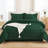 Andency Light Grey Comforter Queen Size Set with Sheets - 7 Pieces Boho Bed in a Bag Tufted Bedding Sets Lightweight All Season Bed Set with Comforter, Sheets, Pillowcases & Shams-124621807-124621811