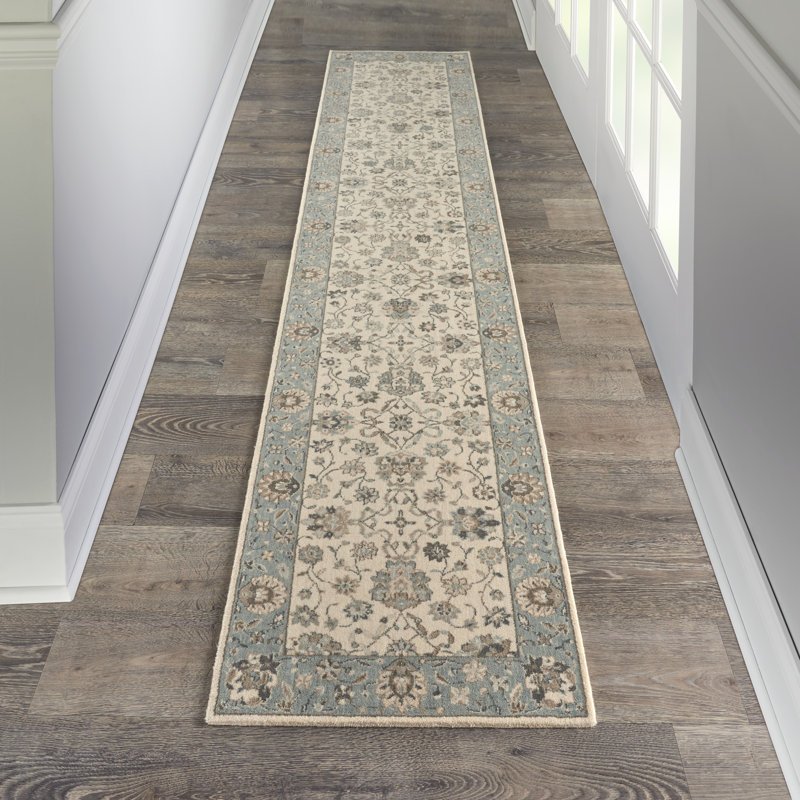 Floral Indoor Rug, Runner 2'6" x 12'