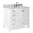 Flynt 37'' Single Bathroom Vanity with Carrara Marble Top-64627302