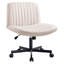 Chaise de travail pivotante en tissu Caelie-108608414