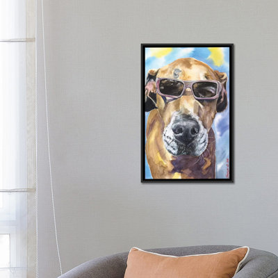 «Cool Great Dane» par George Dyachenko - impression sur toile tendue
