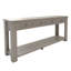 Console rustique chic avec tiroirs de rangement et tablette inférieure pour le vestibule et le couloir-1760517260