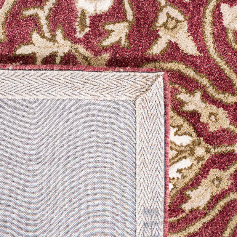Tapis oriental en laine touffeté à la main Pooler, Rond 5 pi