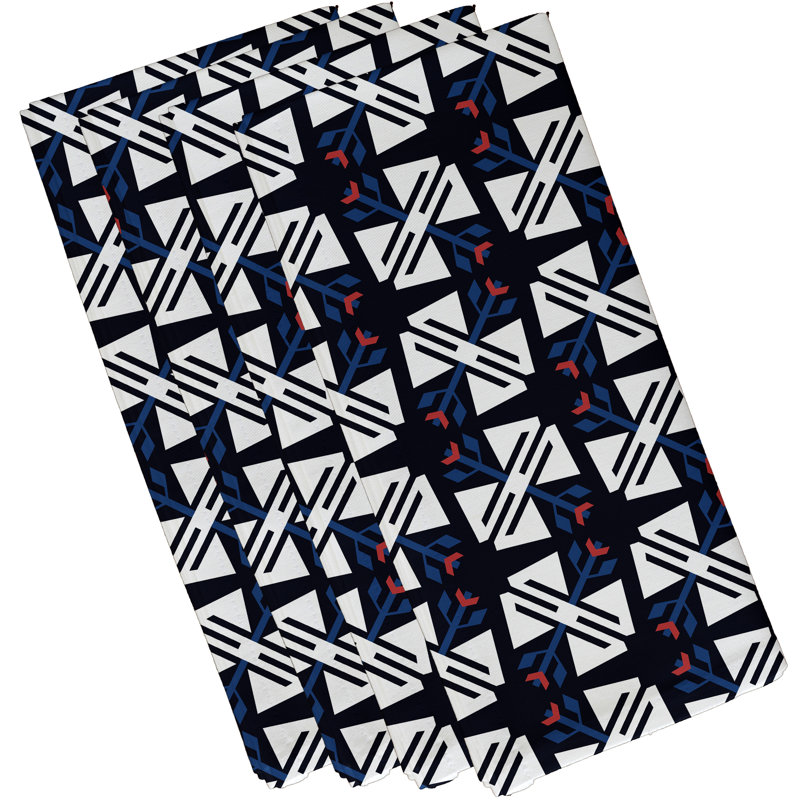Ensemble de serviettes 4 pièces Musser, Bleu marine