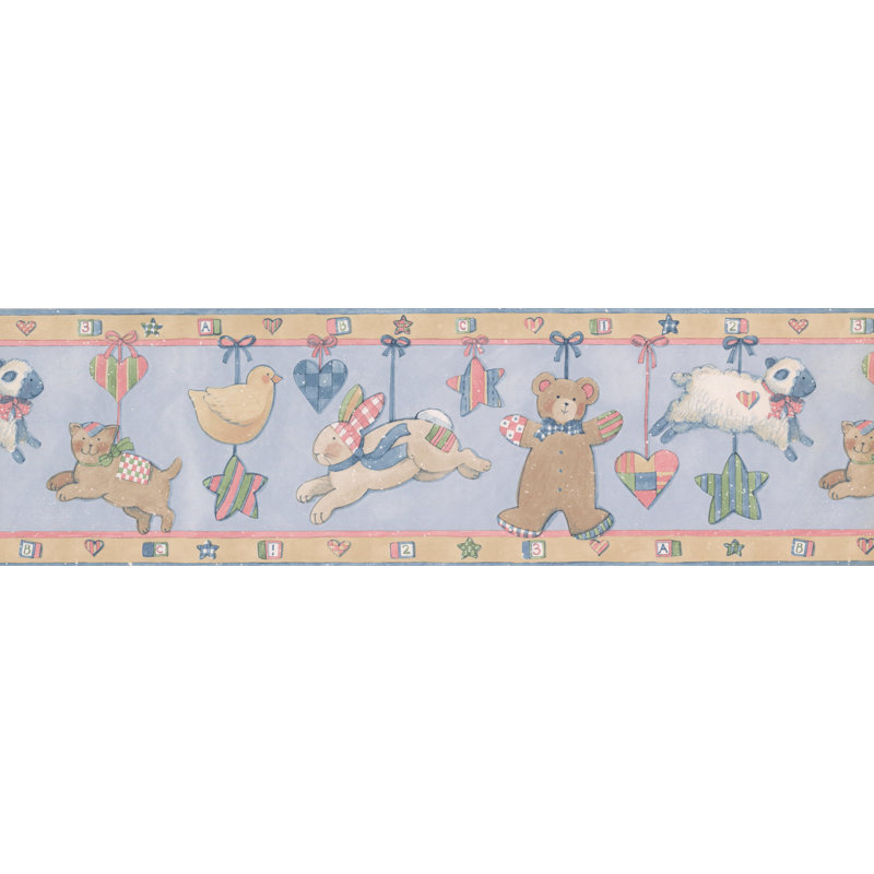 Appalachian Wall Border, Bleu